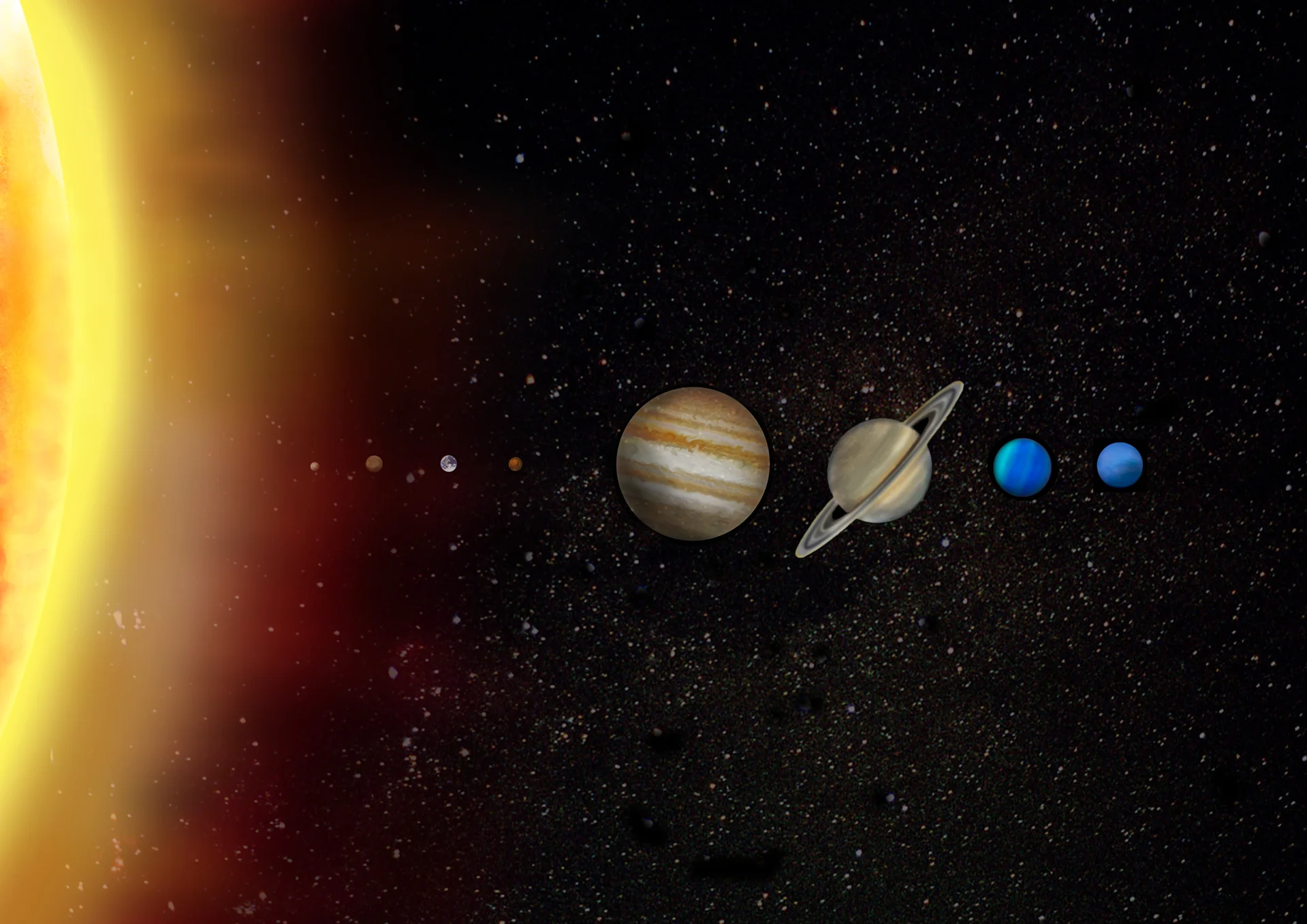 planeter, solsystemet, verdensrommet, sola, månen, stjerner, jorda, Merkur, Venus, Mars, Jupiter, Saturn, Uranus, Neptun, astronaut, romfart, romskip, rakett, satellitt, romstasjon, Melkeveien, meteor, asteroide, komet, tyngdekraft, bane, dag og natt, romforskning, astronomi, fakta, lettlest, faktabok, barn