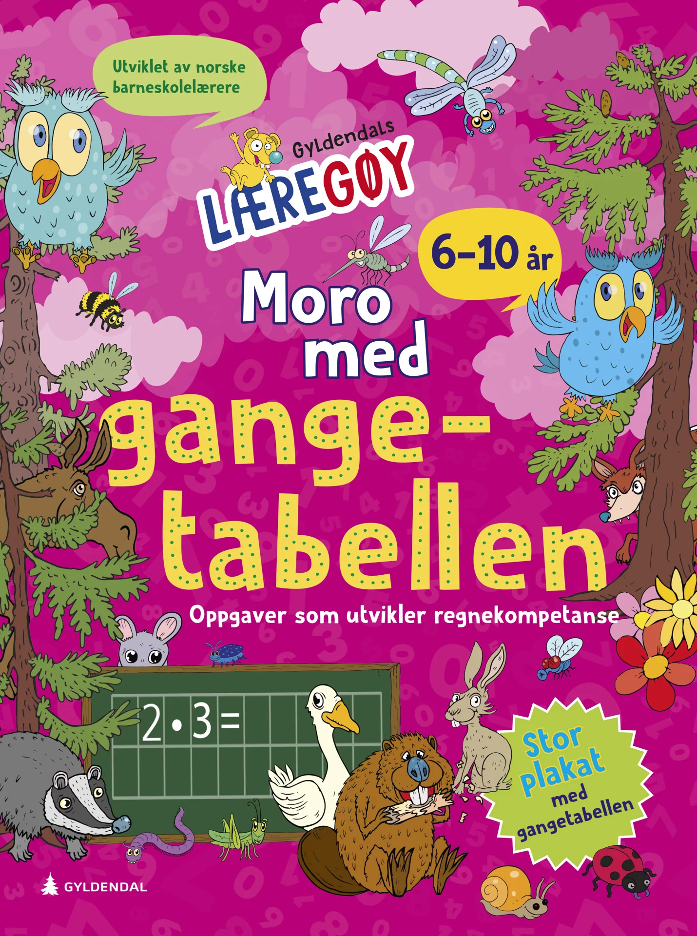 læring, lek, fantasi, kreativitet, moro, oppdagelse, nysgjerrighet, mestring, aktivitet, oppgaver, hjernetrim, gåter, labyrinter, prikk til prikk, finn forskjellene, fargelegging, tegning, bokstaver, ord, lesing, skriving, tall, regning, former, mønster, dyr, småkryp, roboter, fotball, natur, årstider, sommer, jul, påske, skole, skolestart, barn, venner, blyanter, farger, aktivitetsbøker gangetabellen aktivitetsbok for barn