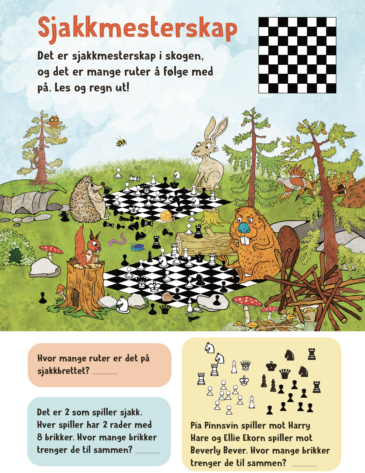 læring, lek, fantasi, kreativitet, moro, oppdagelse, nysgjerrighet, mestring, aktivitet, oppgaver, hjernetrim, gåter, labyrinter, prikk til prikk, finn forskjellene, fargelegging, tegning, bokstaver, ord, lesing, skriving, tall, regning, former, mønster, dyr, småkryp, roboter, fotball, natur, årstider, sommer, jul, påske, skole, skolestart, barn, venner, blyanter, farger, aktivitetsbøker